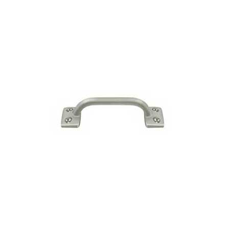 Deltana [WP026U15] Solid Brass Window Sash Pull - Utility - Brushed Nickel Finish - 4&quot; L