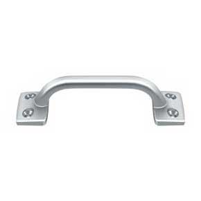 Deltana [WP026U26] Solid Brass Window Sash Pull - Utility - Polished Chrome Finish - 4" L