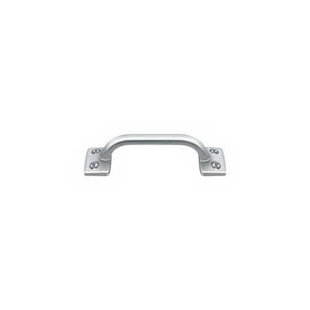 Deltana [WP026U26] Solid Brass Window Sash Pull - Utility - Polished Chrome Finish - 4&quot; L