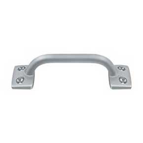 Deltana [WP026U26D] Solid Brass Window Sash Pull - Utility - Brushed Chrome Finish - 4" L