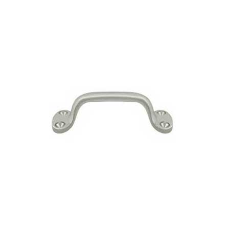 Deltana [WP27U15] Solid Brass Window Sash Pull - Utility - Brushed Nickel Finish - 6&quot; L