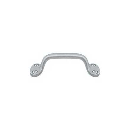 Deltana [WP27U26D] Solid Brass Window Sash Pull - Utility - Brushed Chrome Finish - 6&quot; L