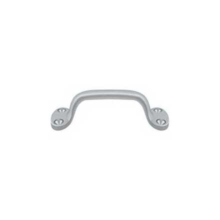 Deltana [WP27U26D] Solid Brass Window Sash Pull - Utility - Brushed Chrome Finish - 6&quot; L