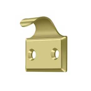 Deltana [WL14U3] Steel Window Lift - Finger Pull - Polished Brass Finish - 1 5/8" L