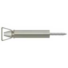 Deltana [SDH103U15] Solid Brass Interior Shutter Bullet Catch - Brushed Nickel Finish - 3 1/4" L