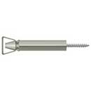 Deltana [SDH103U15] Solid Brass Interior Shutter Bullet Catch - Brushed Nickel Finish - 3 1/4&quot; L