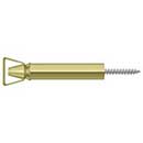 Deltana [SDH103U3] Solid Brass Interior Shutter Bullet Catch - Polished Brass Finish - 3 1/4" L