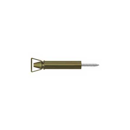 Deltana [SDH103U5] Solid Brass Interior Shutter Bullet Catch - Antique Brass Finish - 3 1/4" L
