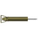 Deltana [SDH103U5] Solid Brass Interior Shutter Bullet Catch - Antique Brass Finish - 3 1/4" L