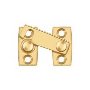 Deltana [SB3058CR003] Solid Brass Interior Shutter Flip Latch - Polished Brass (PVD) Finish - 1 1/2" L