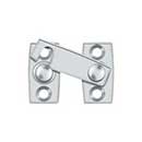 Deltana [SB3058U26] Solid Brass Interior Shutter Flip Latch - Polished Chrome Finish - 1 1/2" L