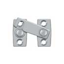 Deltana [SB3058U26D] Solid Brass Interior Shutter Flip Latch - Brushed Chrome Finish - 1 1/2" L