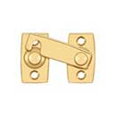 Deltana [SB3178CR003] Solid Brass Interior Shutter Flip Latch - Polished Brass (PVD) Finish - 2" L