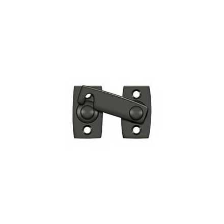 Deltana [SB3178U10B] Solid Brass Interior Shutter Flip Latch - Oil Rubbed Bronze Finish - 2" L
