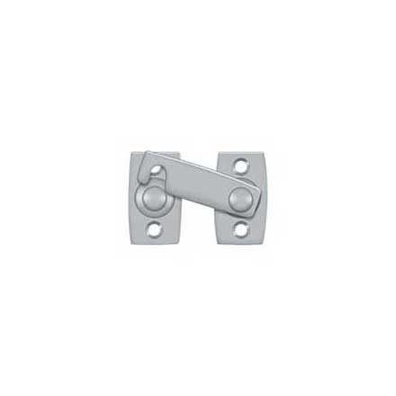 Deltana [SB3178U26D] Solid Brass Interior Shutter Flip Latch - Brushed Chrome Finish - 2&quot; L