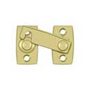 Deltana [SB3178U3] Solid Brass Interior Shutter Flip Latch - Polished Brass Finish - 2&quot; L