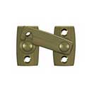 Deltana [SB3178U5] Solid Brass Interior Shutter Flip Latch - Antique Brass Finish - 2" L