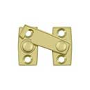 Deltana [SB3058U3] Solid Brass Interior Shutter Flip Latch - Polished Brass Finish - 1 1/2" L