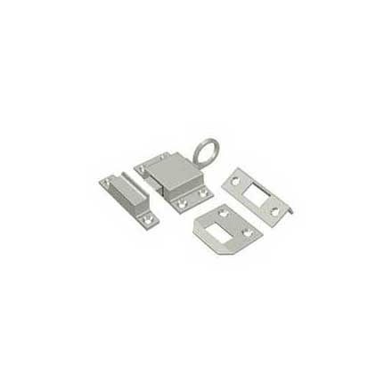 Deltana [TC80U15] Solid Brass Window Transom Catch - Brushed Nickel Finish - 2 1/4" L