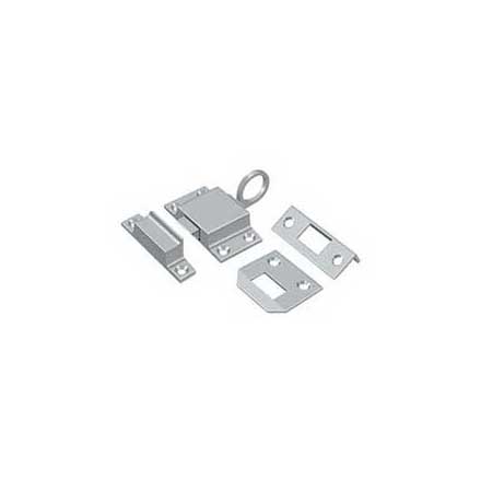 Deltana [TC80U26D] Solid Brass Window Transom Catch - Brushed Chrome Finish - 2 1/4&quot; L