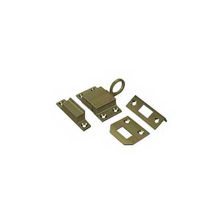 Deltana [TC80U5] Solid Brass Window Transom Catch - Antique Brass Finish - 2 1/4&quot; L