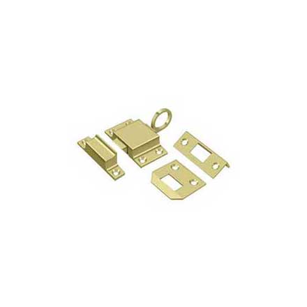 Deltana [TC80U3] Solid Brass Window Transom Catch - Polished Brass Finish - 2 1/4&quot; L