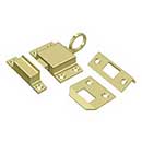 Deltana [TC80U3] Solid Brass Window Transom Catch - Polished Brass Finish - 2 1/4" L