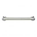 Elements [GRAB-18-R] Stainless Steel Bathroom Safety Grab Bar - Plain Base - 1 1/2&quot; Dia. - 18&quot; C/C