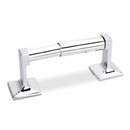 Elements [BHE1-01PC] Die Cast Zinc Toilet Tissue Holder - Two Post - Bridgeport Series - Polished Chrome Finish