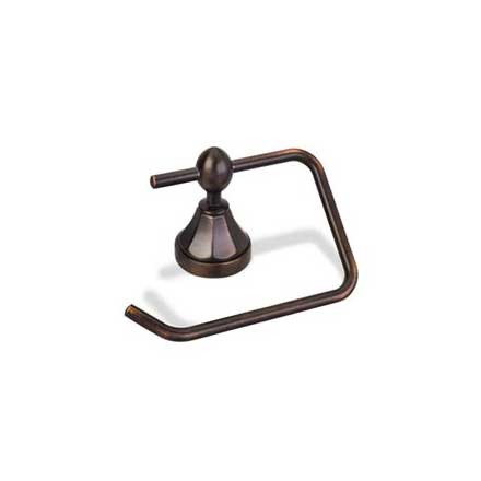 Elements [BHE3-01DBAC] Die Cast Zinc Toilet Tissue Holder - Single Arm - Newbury Series - Brushed Oil Rubbed Bronze Finish
