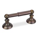 Elements [BHE5-01DBAC] Die Cast Zinc Toilet Tissue Holder - Two Post - Fairview Series - Brushed Oil Rubbed Bronze Finish