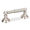 Elements [BHE5-01SN] Die Cast Zinc Toilet Tissue Holder - Two Post - Fairview Series - Satin Nickel Finish