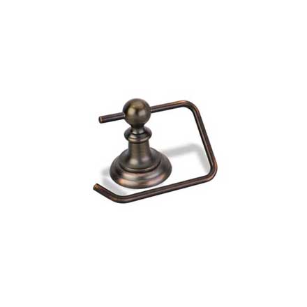 Elements [BHE5-07DBAC] Die Cast Zinc Toilet Tissue Holder - Single Arm - Fairview Series - Brushed Oil Rubbed Bronze Finish