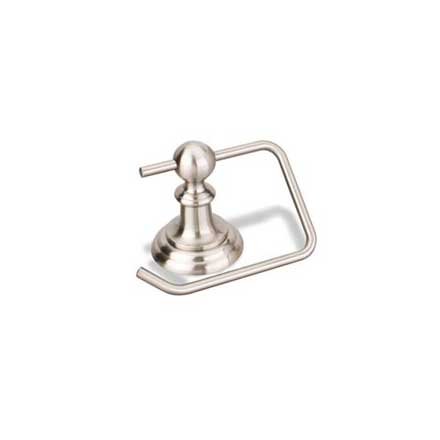 Elements [BHE5-07SN] Die Cast Zinc Toilet Tissue Holder - Single Arm - Fairview Series - Satin Nickel Finish