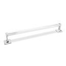 Elements [BHE1-03PC] Die Cast Zinc Single Towel Bar - Bridgeport Series - Polished Chrome Finish - 18&quot; C/C