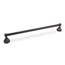 Elements [BHE3-03DBAC] Die Cast Zinc Single Towel Bar - Newbury Series - Brushed Oil Rubbed Bronze Finish - 18&quot; C/C