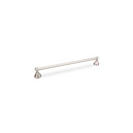 Elements [BHE3-03SN] Die Cast Zinc Single Towel Bar - Newbury Series - Satin Nickel Finish - 18&quot; C/C