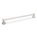 Elements [BHE3-03SN] Die Cast Zinc Single Towel Bar - Newbury Series - Satin Nickel Finish - 18&quot; C/C