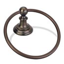 Elements [BHE5-06DBAC] Die Cast Zinc Single Towel Ring - Fairview Series - Brushed Oil Rubbed Bronze Finish