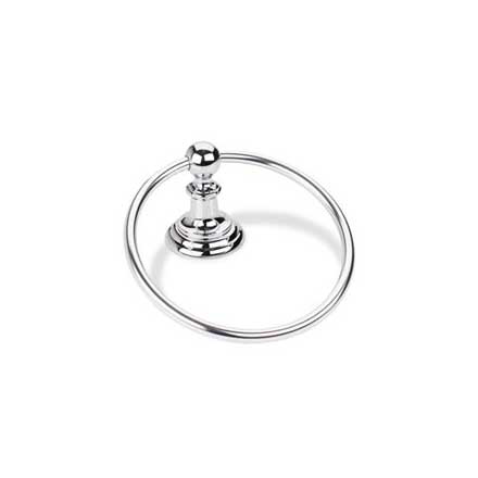 Elements [BHE5-06PC] Die Cast Zinc Single Towel Ring - Fairview Series - Polished Chrome Finish