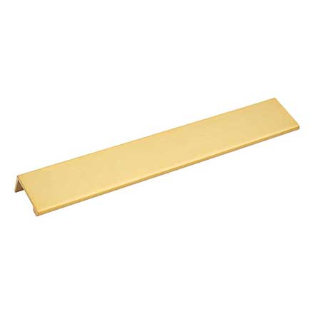 Elements [A500-10ABG] Aluminum Cabinet Edge Pull - Edgefield Series - Brushed Gold Finish - 114mm C/C - 10" L