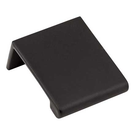 Elements [A500-125MB] Aluminum Cabinet Edge Pull - Edgefield Series - Matte Black Finish - 16mm C/C - 1 1/4" L