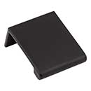 Elements [A500-125MB] Aluminum Cabinet Edge Pull - Edgefield Series - Matte Black Finish - 16mm C/C - 1 1/4&quot; L