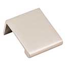 Elements [A500-125SN] Aluminum Cabinet Edge Pull - Edgefield Series - Satin Nickel Finish - 16mm C/C - 1 1/4" L