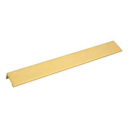 Elements [A500-12ABG] Aluminum Cabinet Edge Pull - Edgefield Series - Brushed Gold Finish - 90mm C/C - 12" L