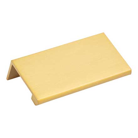 Elements [A500-3ABG] Aluminum Cabinet Edge Pull - Edgefield Series - Brushed Gold Finish - 60mm C/C - 3&quot; L