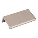 Elements [A500-3SN] Aluminum Cabinet Edge Pull - Edgefield Series - Satin Nickel Finish - 60mm C/C - 3&quot; L