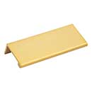 Elements [A500-4ABG] Aluminum Cabinet Edge Pull - Edgefield Series - Brushed Gold Finish - 76mm C/C - 4&quot; L