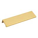 Elements [A500-6ABG] Aluminum Cabinet Edge Pull - Edgefield Series - Brushed Gold Finish - 127mm C/C - 6&quot; L