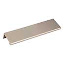 Elements [A500-6SN] Aluminum Cabinet Edge Pull - Edgefield Series - Satin Nickel Finish - 127mm C/C - 6&quot; L